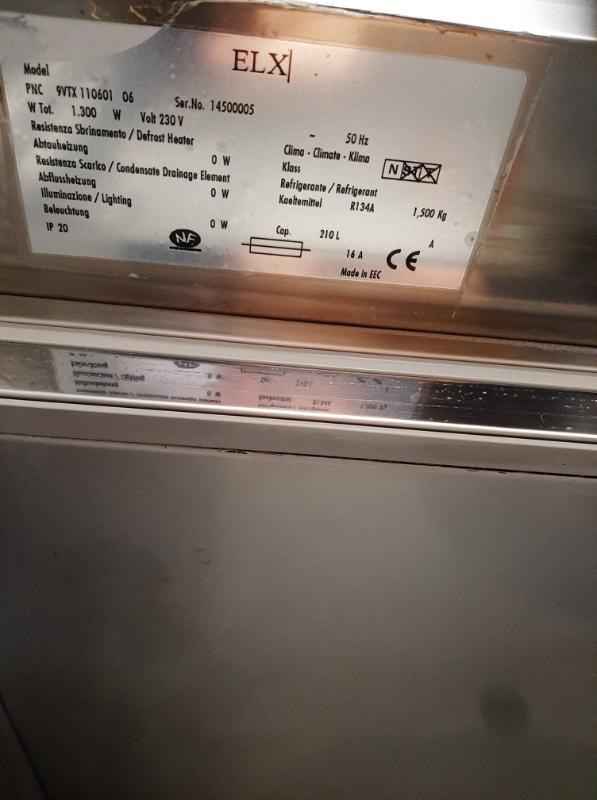 Blastchiller ELX 110601 Electrolux