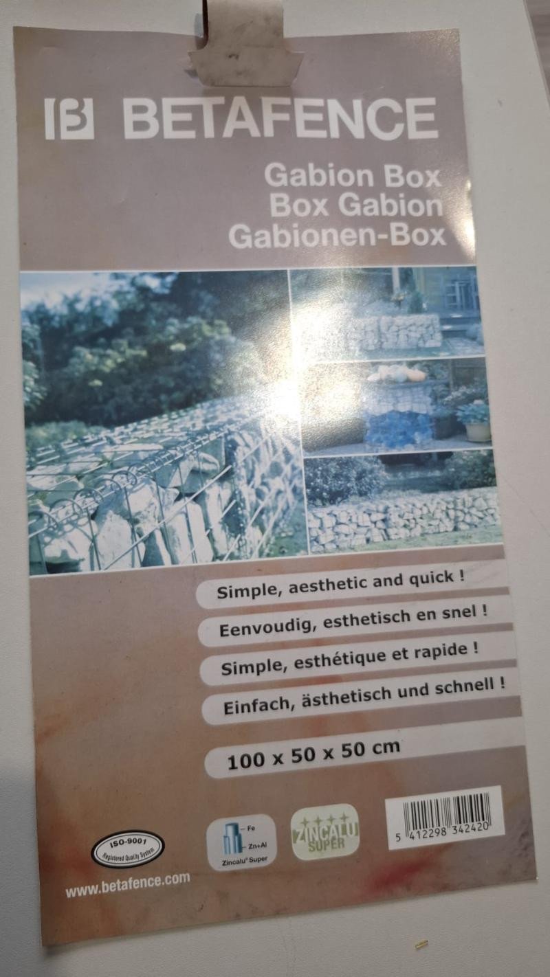 Gabion steenkorf 100x50x50 cm Betafence