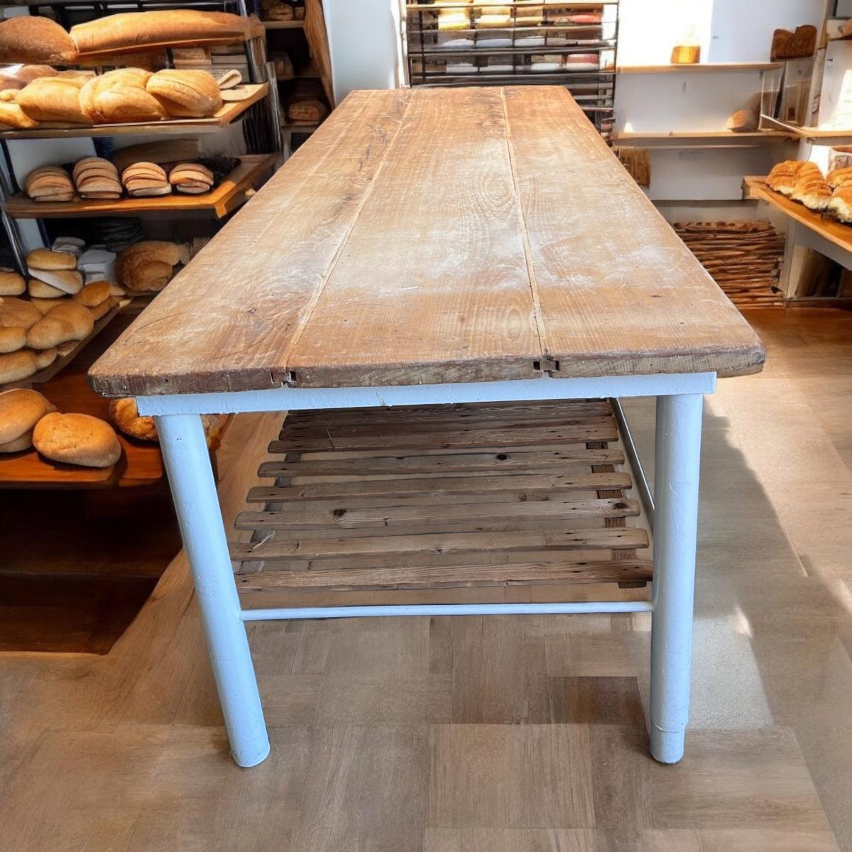 houten bakkerstafel