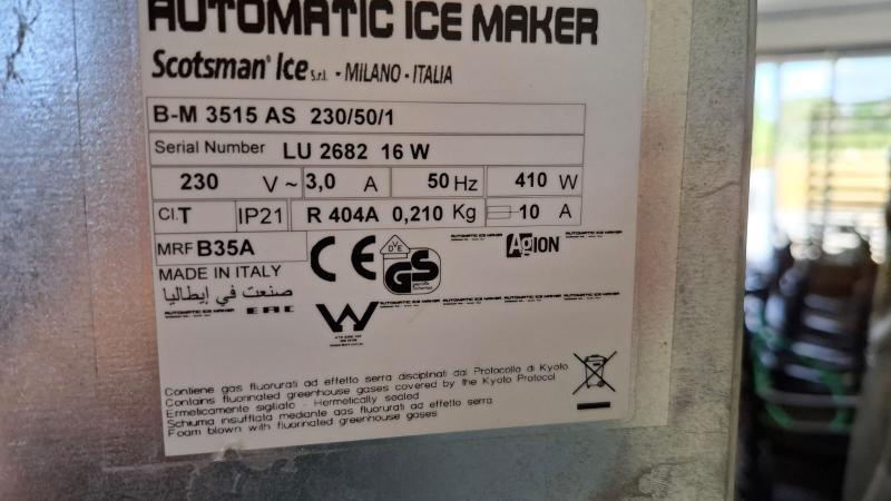 ijsblokjesmachine Scotsman 35kg24uur