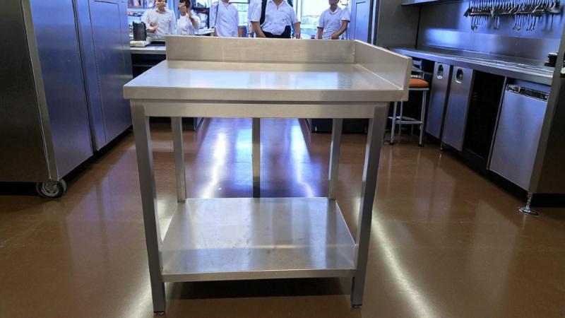 inox werktafel 90x70