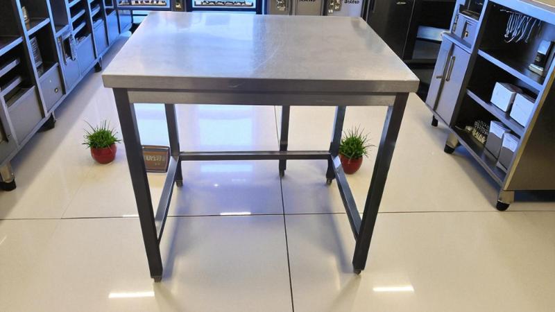 inox werktafel 90x70