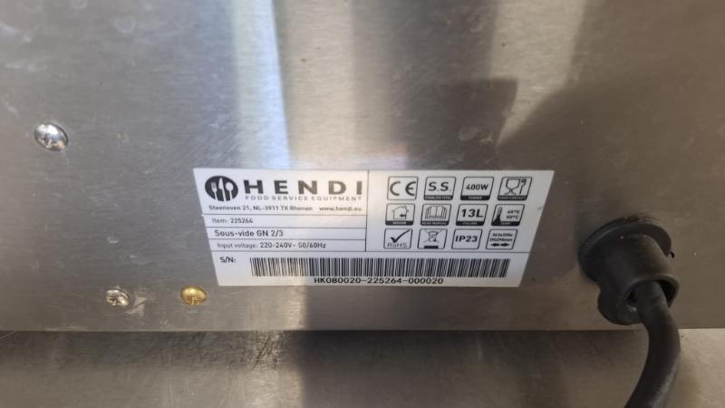 Sous Vide Hendi GN2/3 13 liter\n
